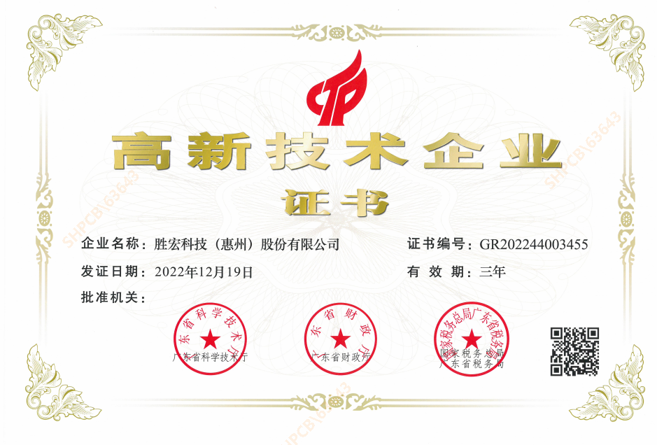 喜报！我司顺利通过“高新技术企业”认定